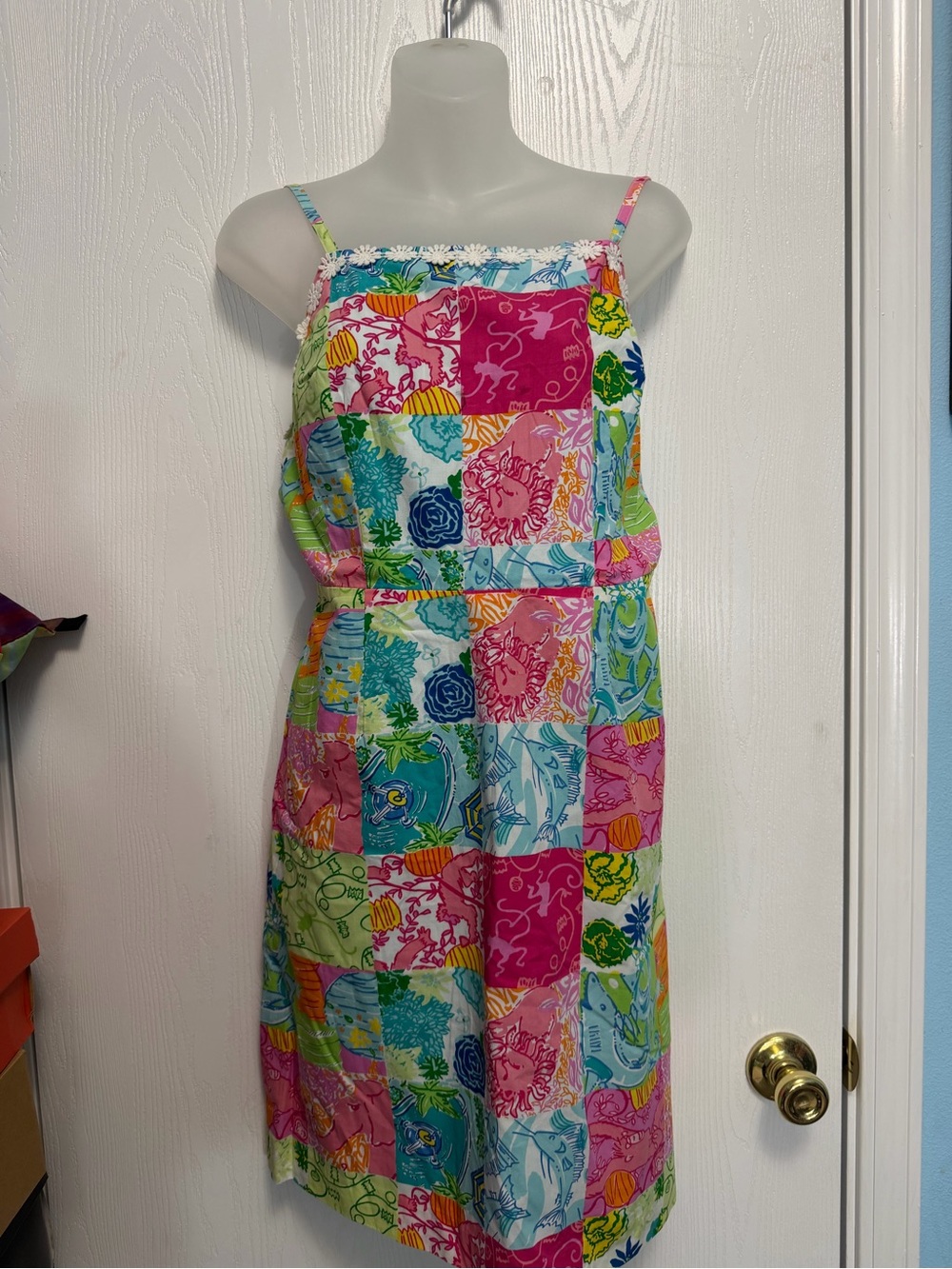 Lily Pulitzer Spaghetti straps open back dress
